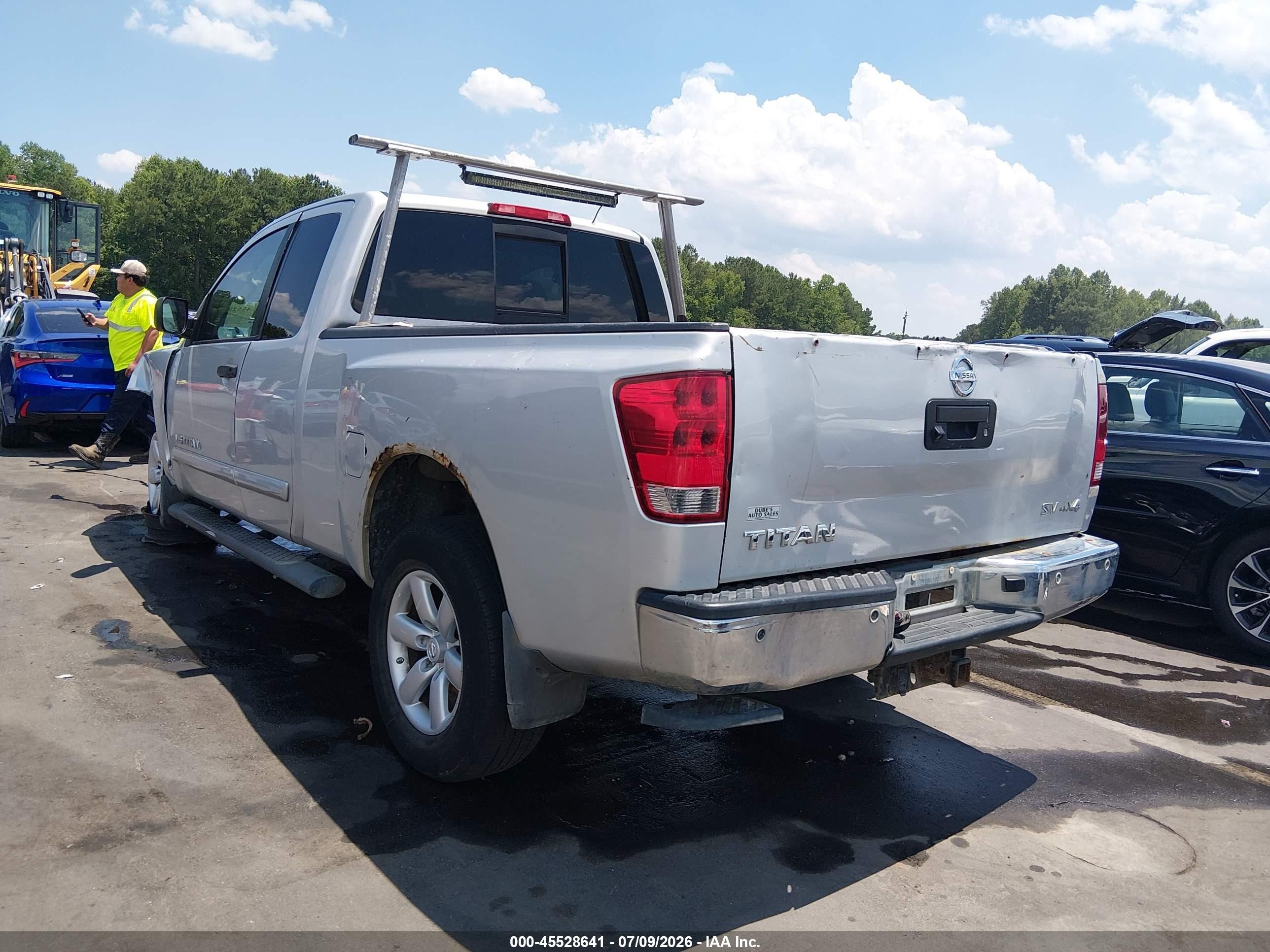 2013 Nissan Titan Sv Серебряный vin: 1N6AA0CC9DN312279