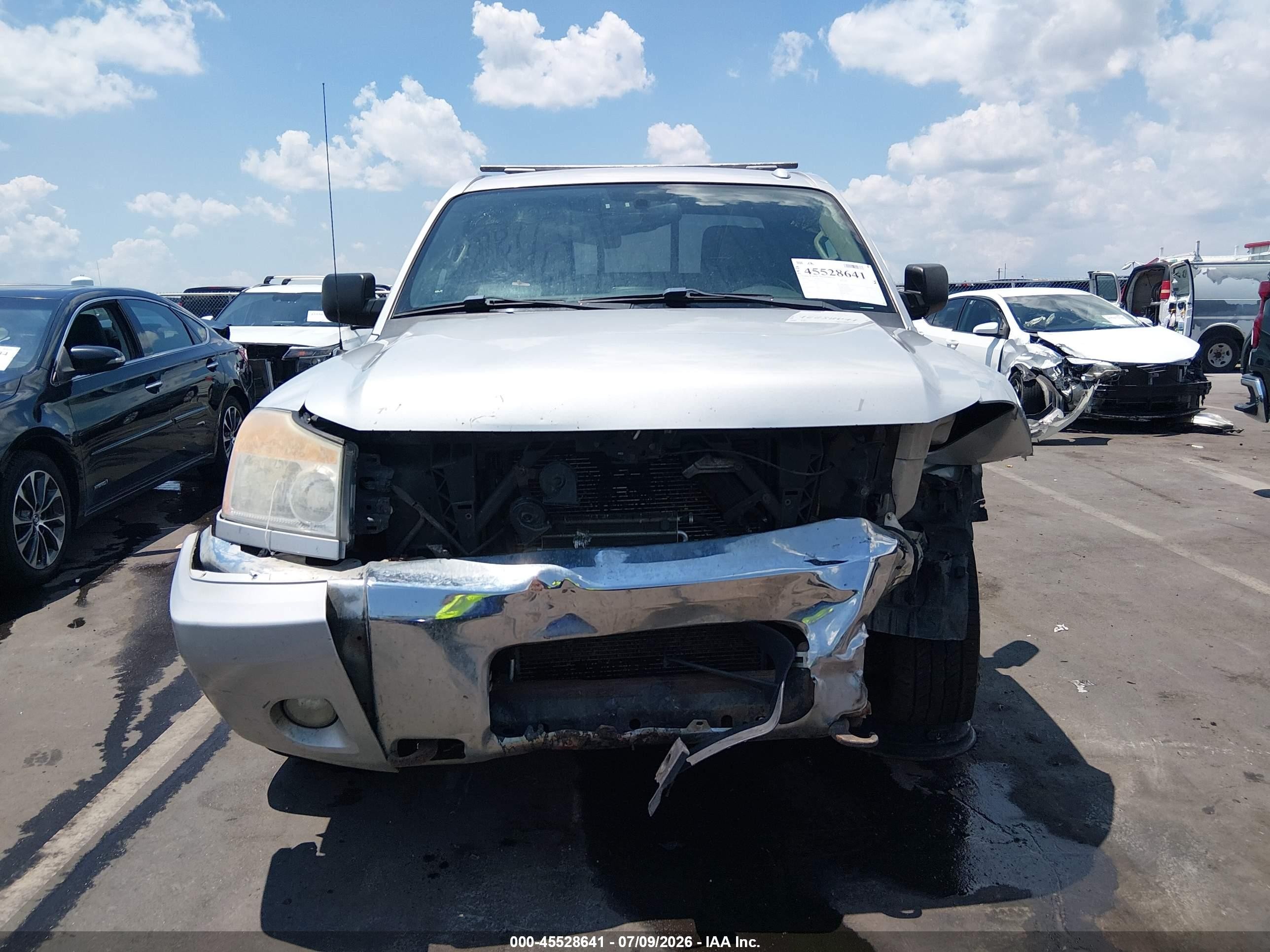 2013 Nissan Titan Sv Серебряный vin: 1N6AA0CC9DN312279