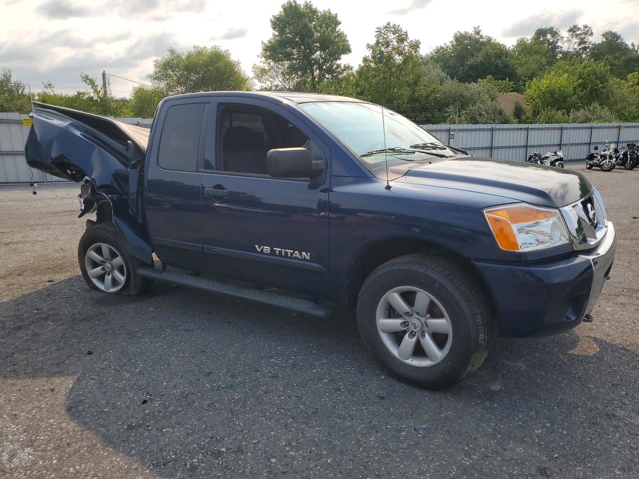 2011 Nissan Titan S Blue vin: 1N6AA0CJ2BN308974