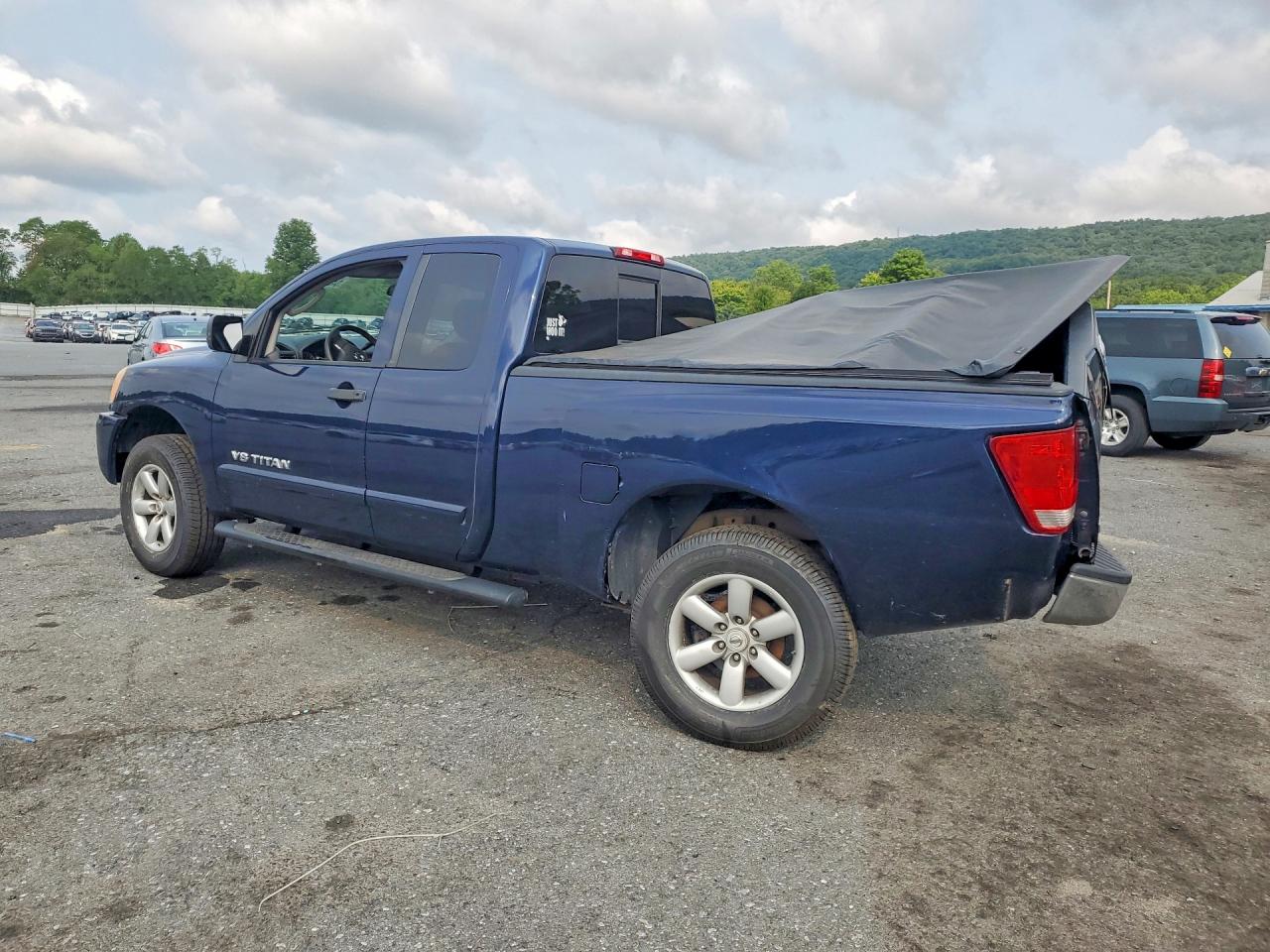 2011 Nissan Titan S Blue vin: 1N6AA0CJ2BN308974