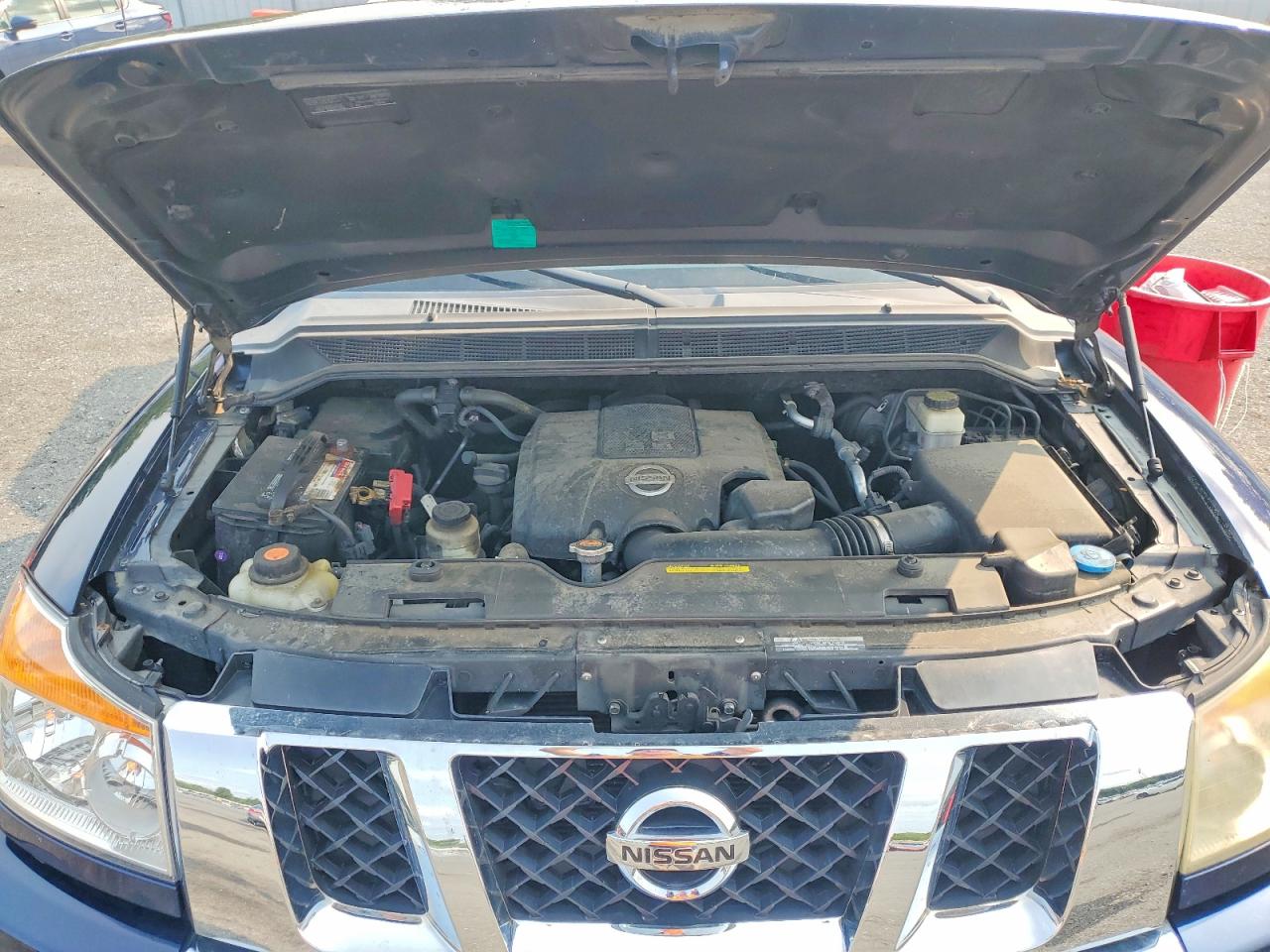 2011 Nissan Titan S Blue vin: 1N6AA0CJ2BN308974