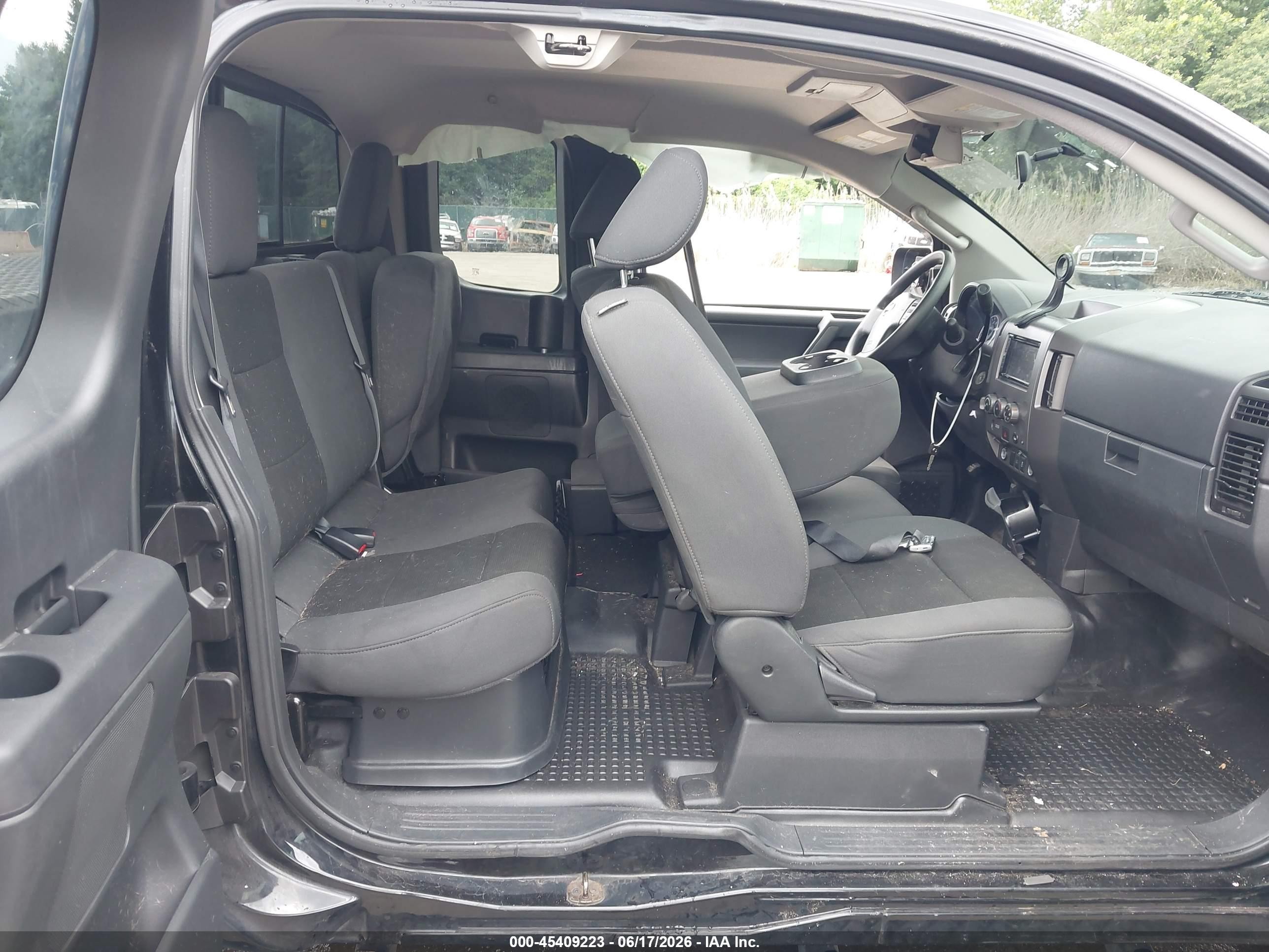 2012 Nissan Titan S Black vin: 1N6AA0CJ3CN322044