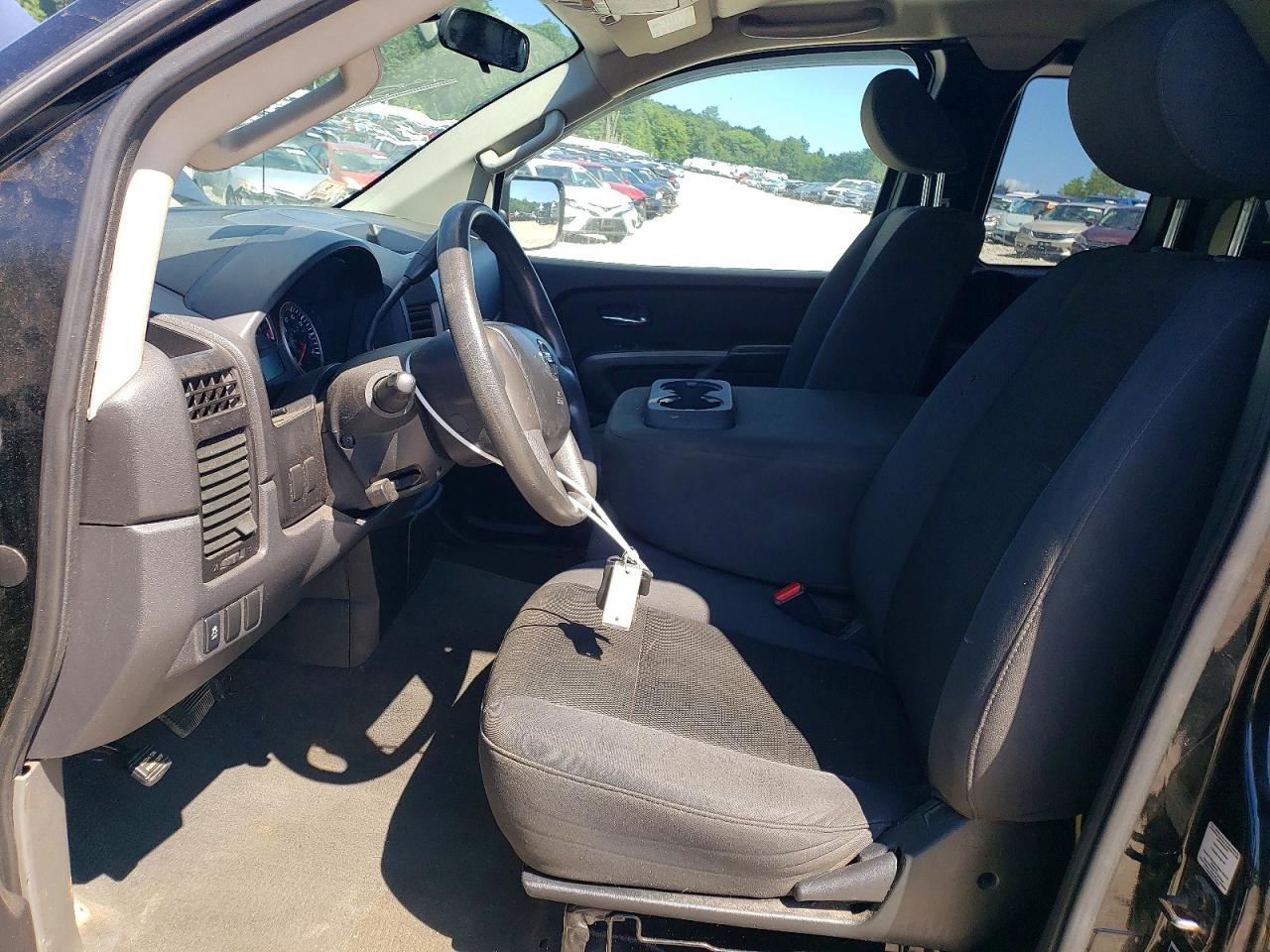 2015 Nissan Titan S Black vin: 1N6AA0CJ8FN509459
