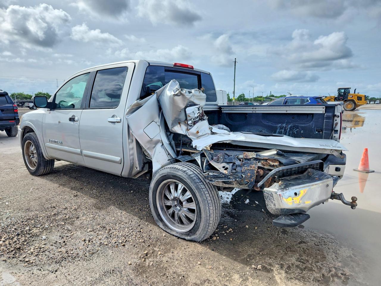 2010 Nissan Titan Se Silver vin: 1N6AA0EC0AN301941