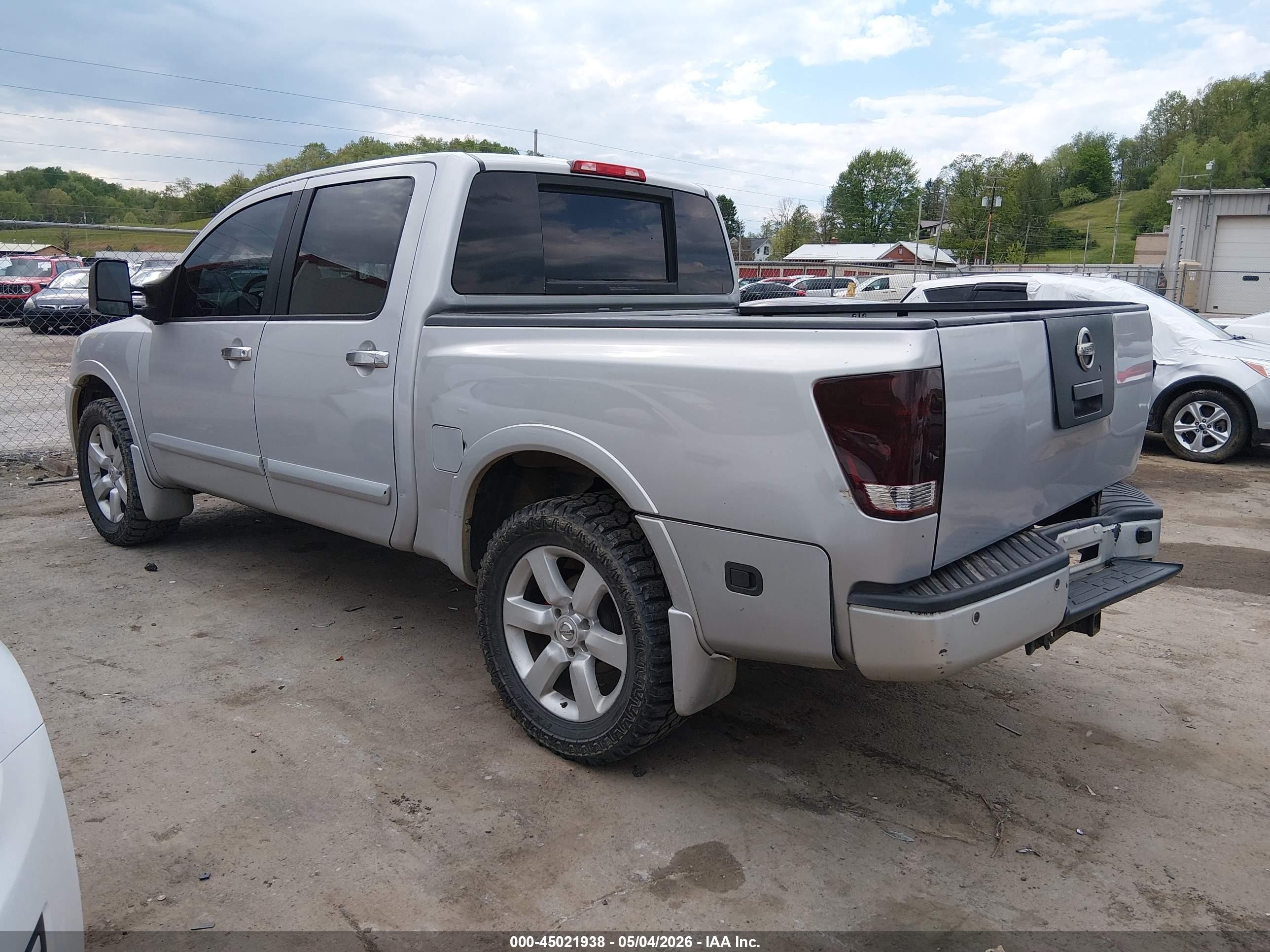 2011 Nissan Titan Sl Silver vin: 1N6AA0EC0BN303089