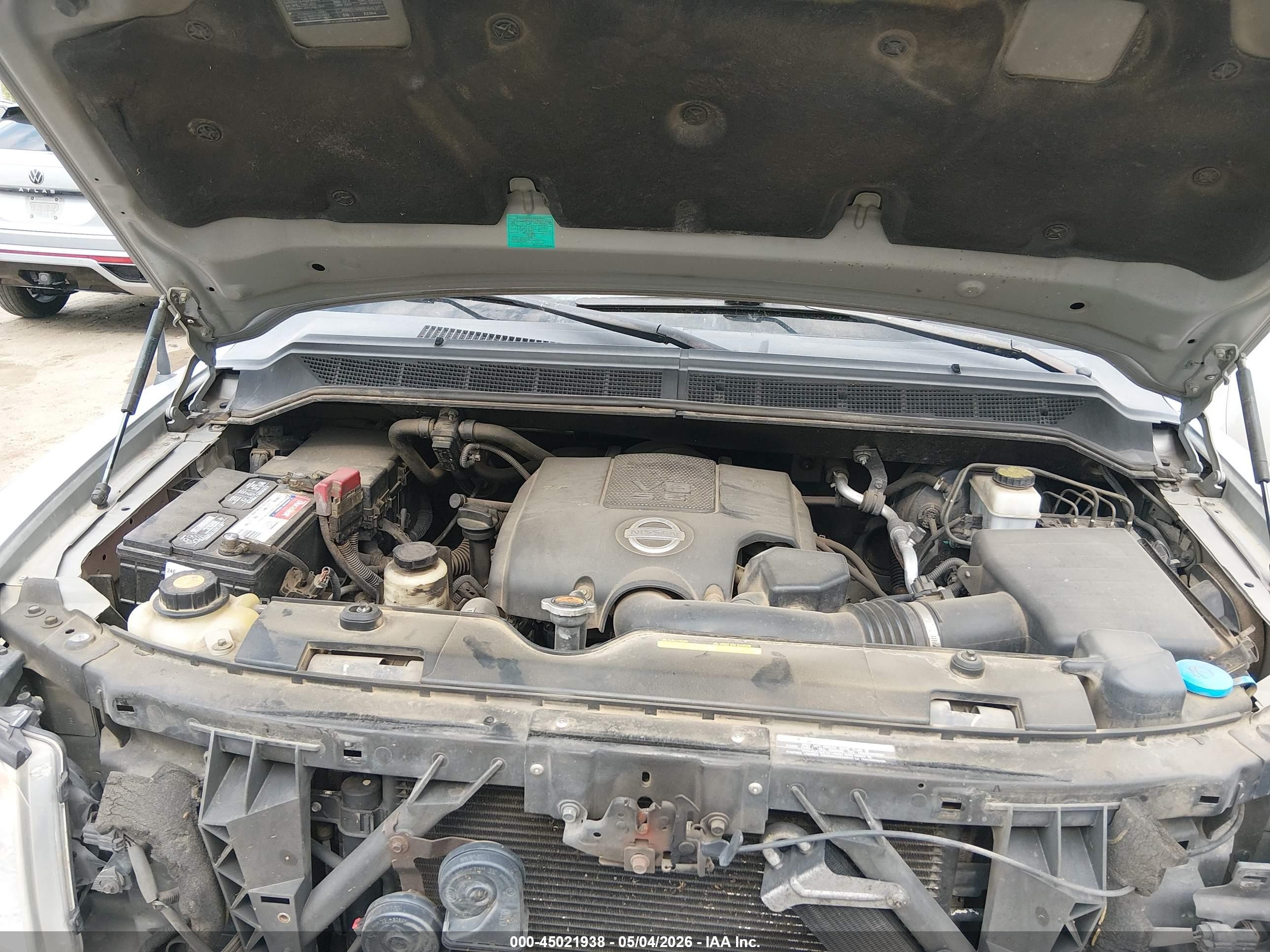 2011 Nissan Titan Sl Silver vin: 1N6AA0EC0BN303089