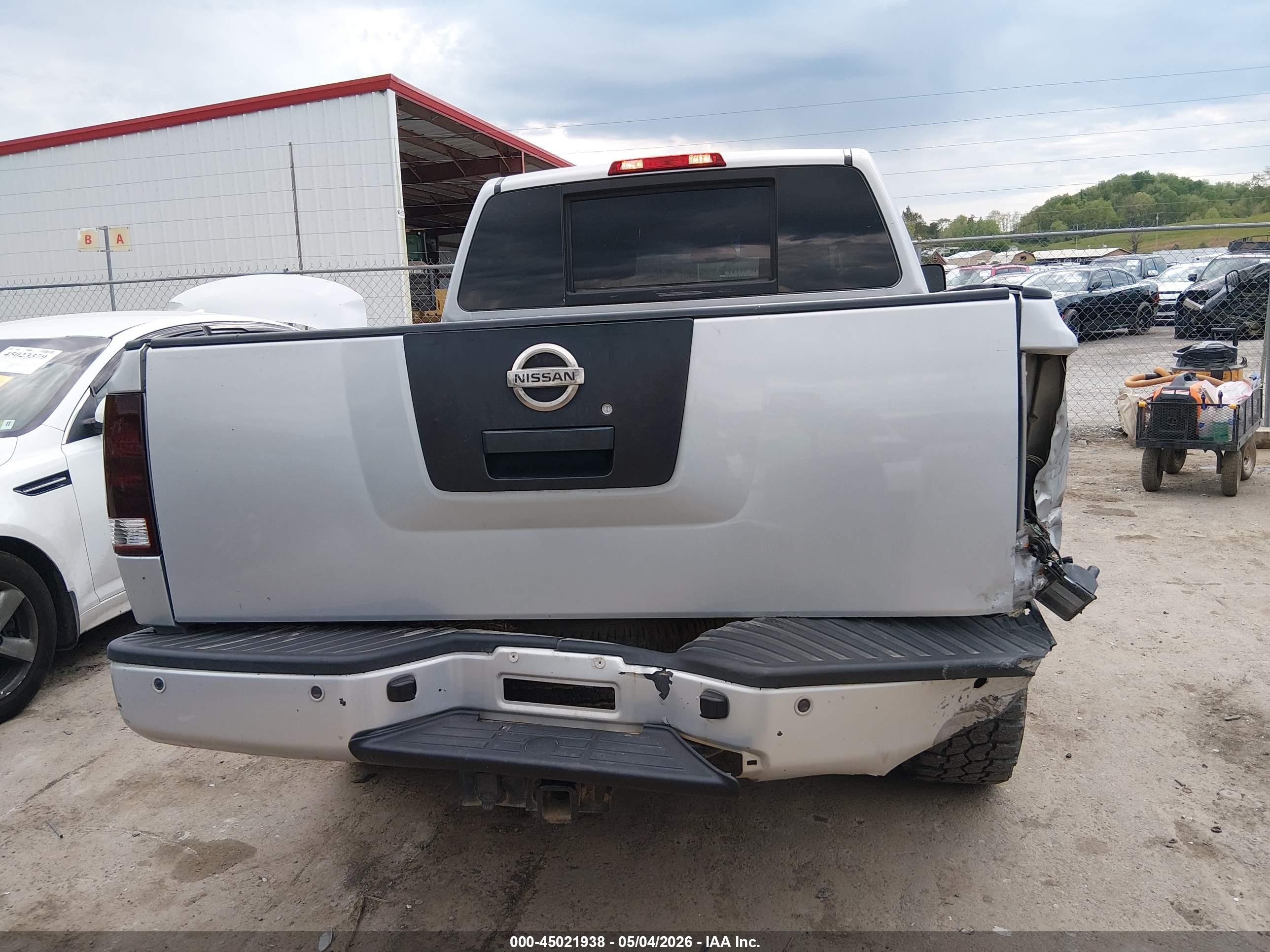 2011 Nissan Titan Sl Silver vin: 1N6AA0EC0BN303089