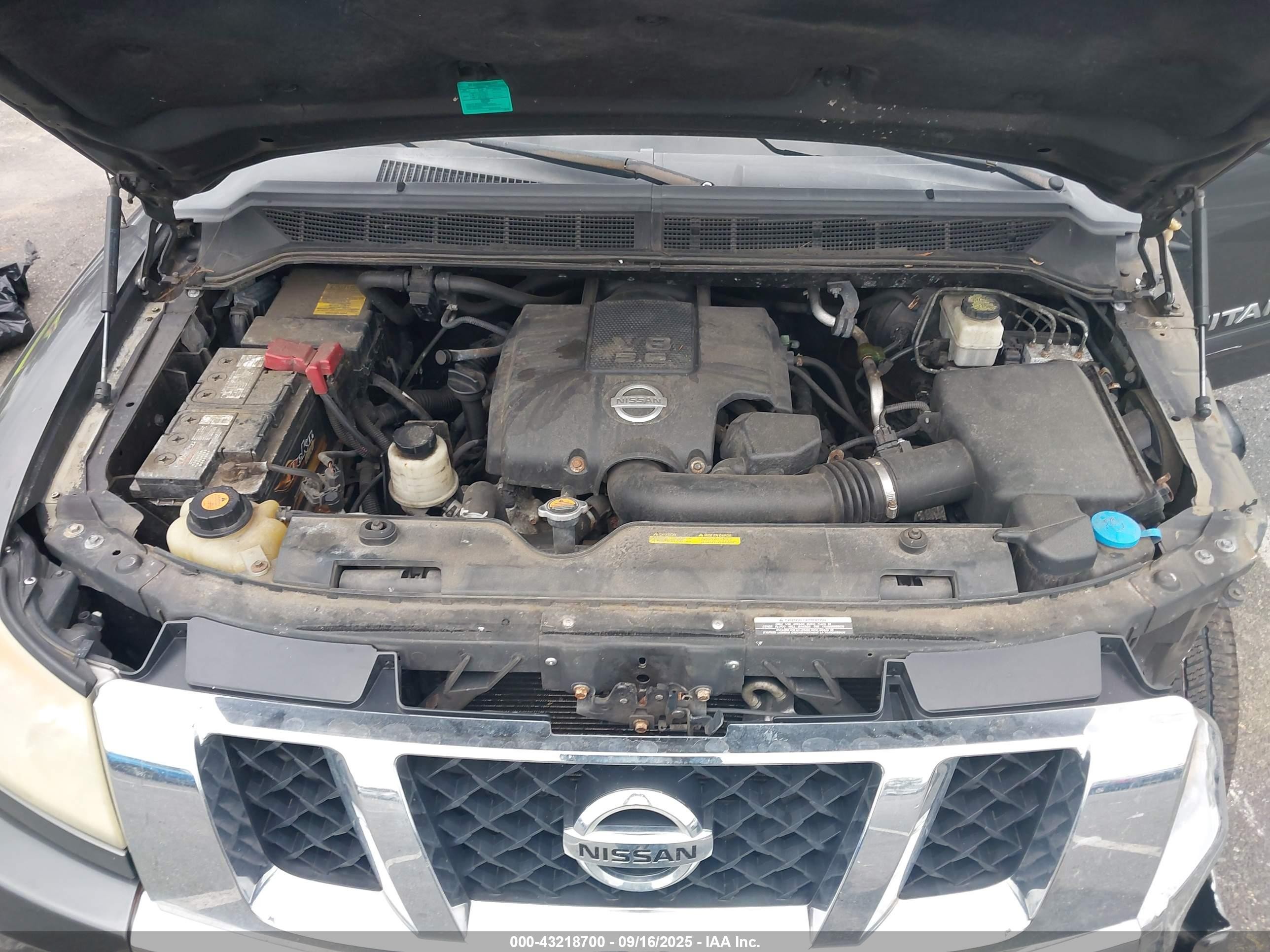 2011 Nissan Titan Sl Gray vin: 1N6AA0EC0BN318840