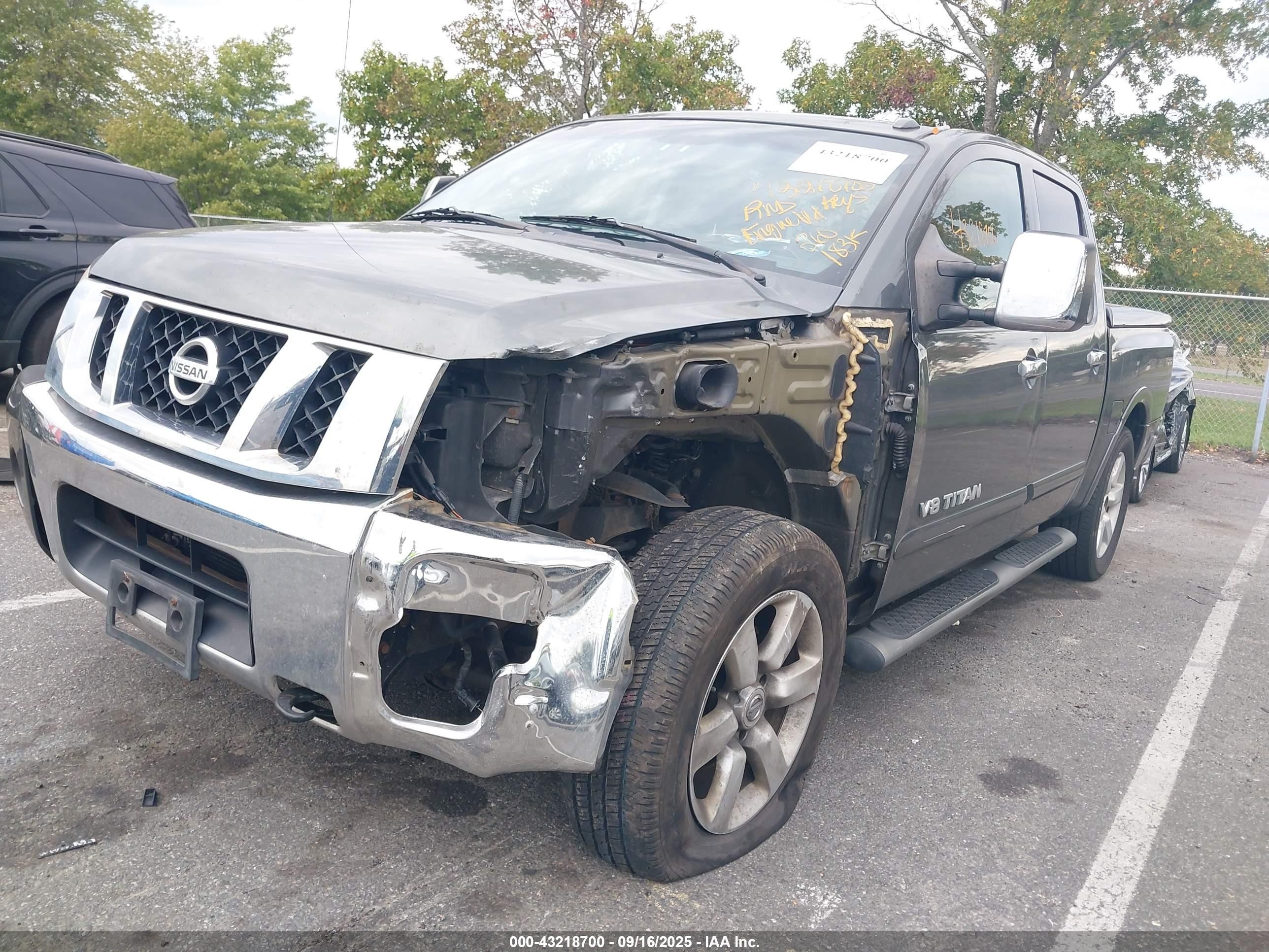 2011 Nissan Titan Sl Gray vin: 1N6AA0EC0BN318840