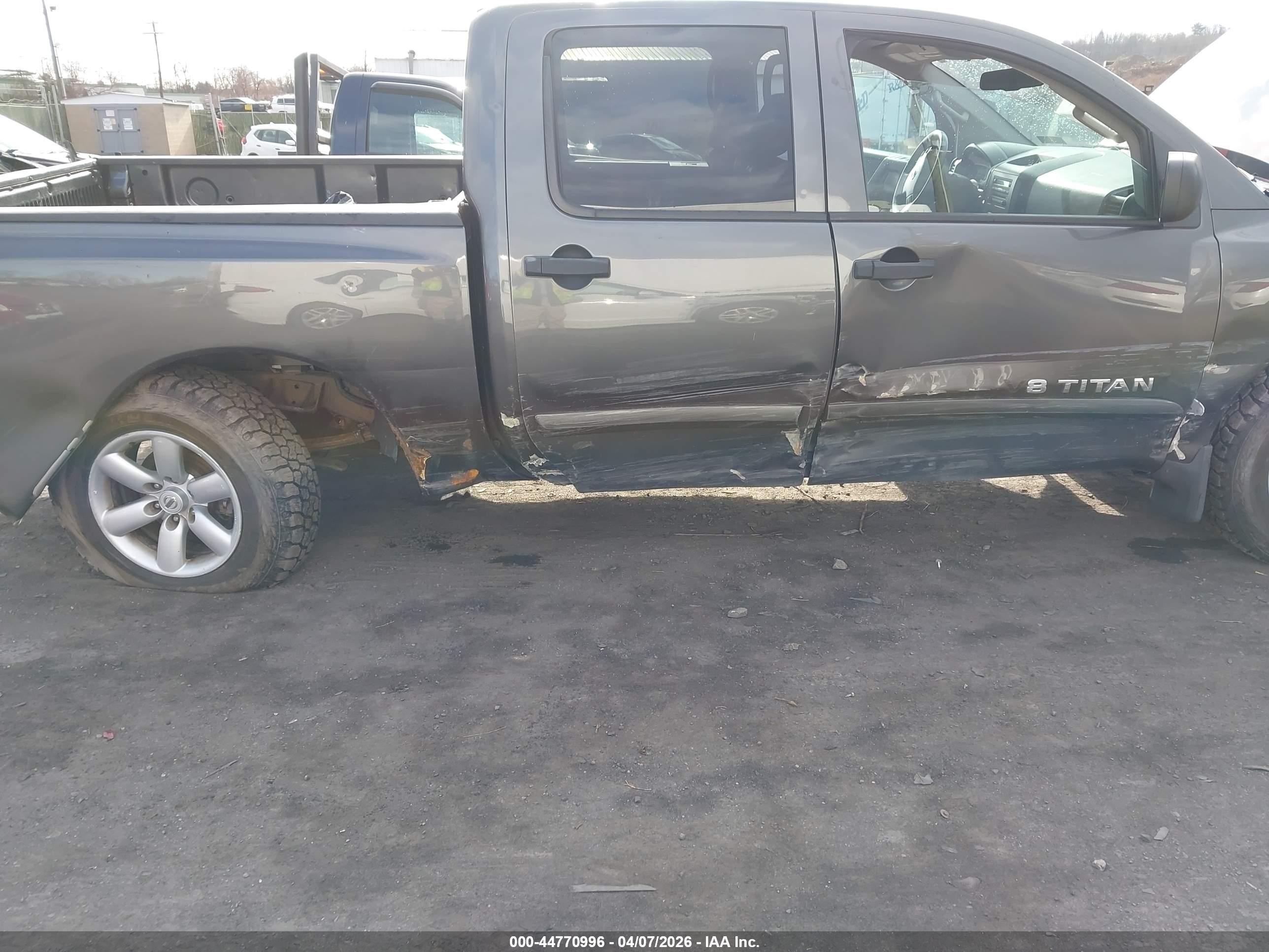 2012 Nissan Titan Sv Gray vin: 1N6AA0EC0CN306575