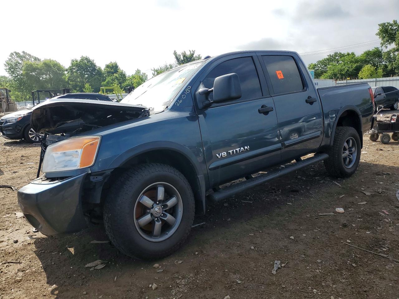 2014 Nissan Titan Pro-4x Blue vin: 1N6AA0EC0EN511882