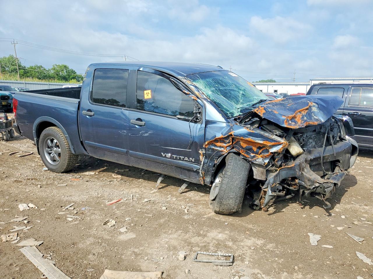 2014 Nissan Titan Pro-4x Blue vin: 1N6AA0EC0EN511882