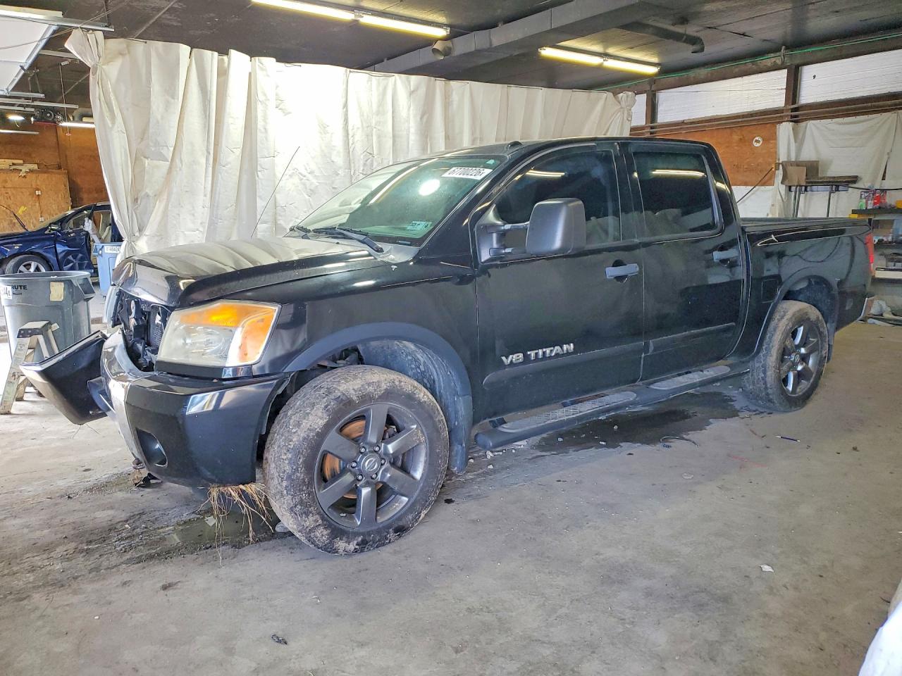 2015 Nissan Titan Sv Black vin: 1N6AA0EC0FN511527