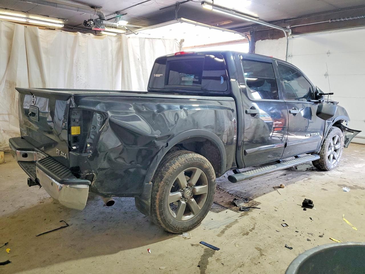 2015 Nissan Titan Sv Black vin: 1N6AA0EC0FN511527