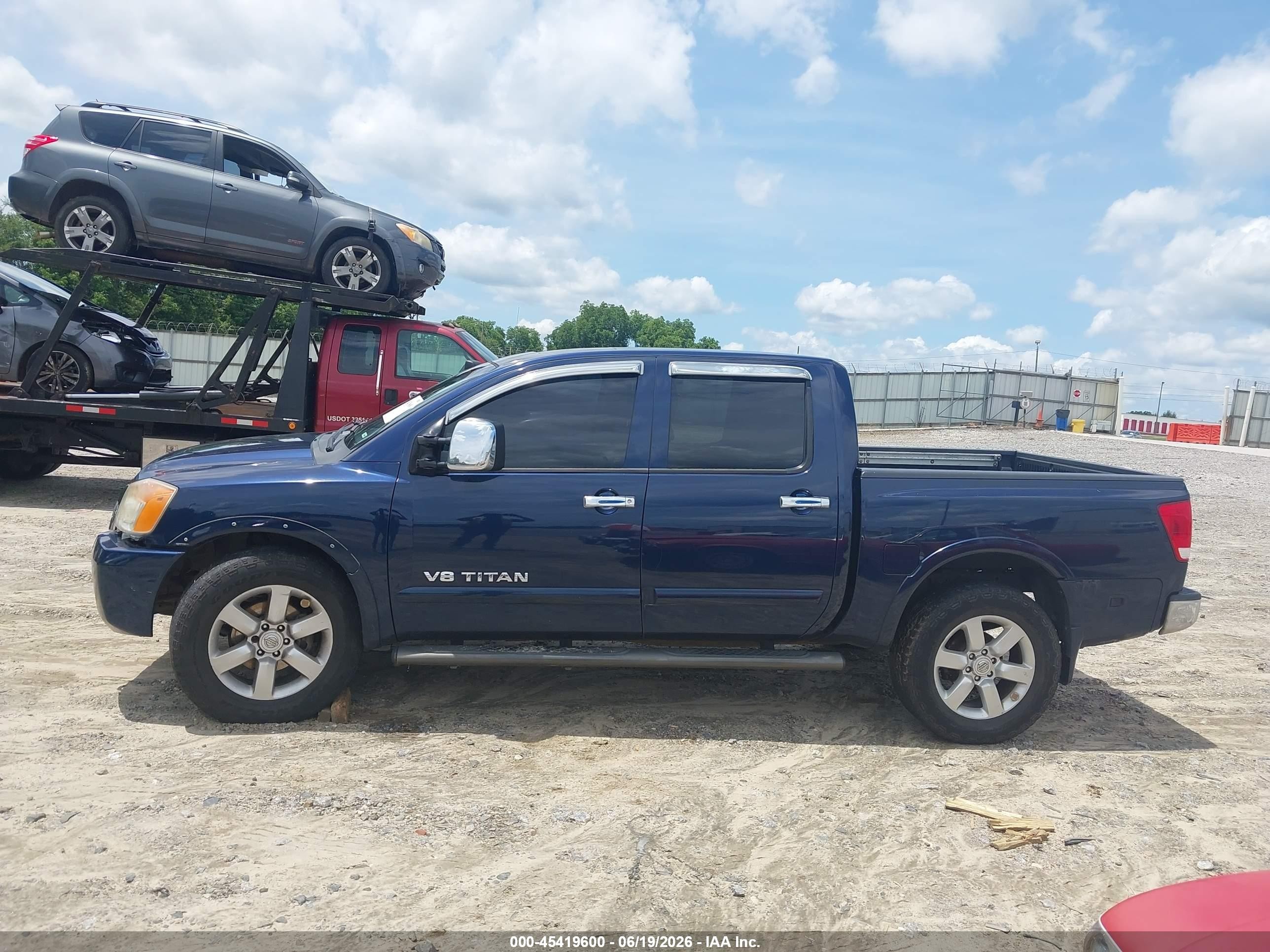2011 Nissan Titan Sl Blue vin: 1N6AA0EC1BN306440