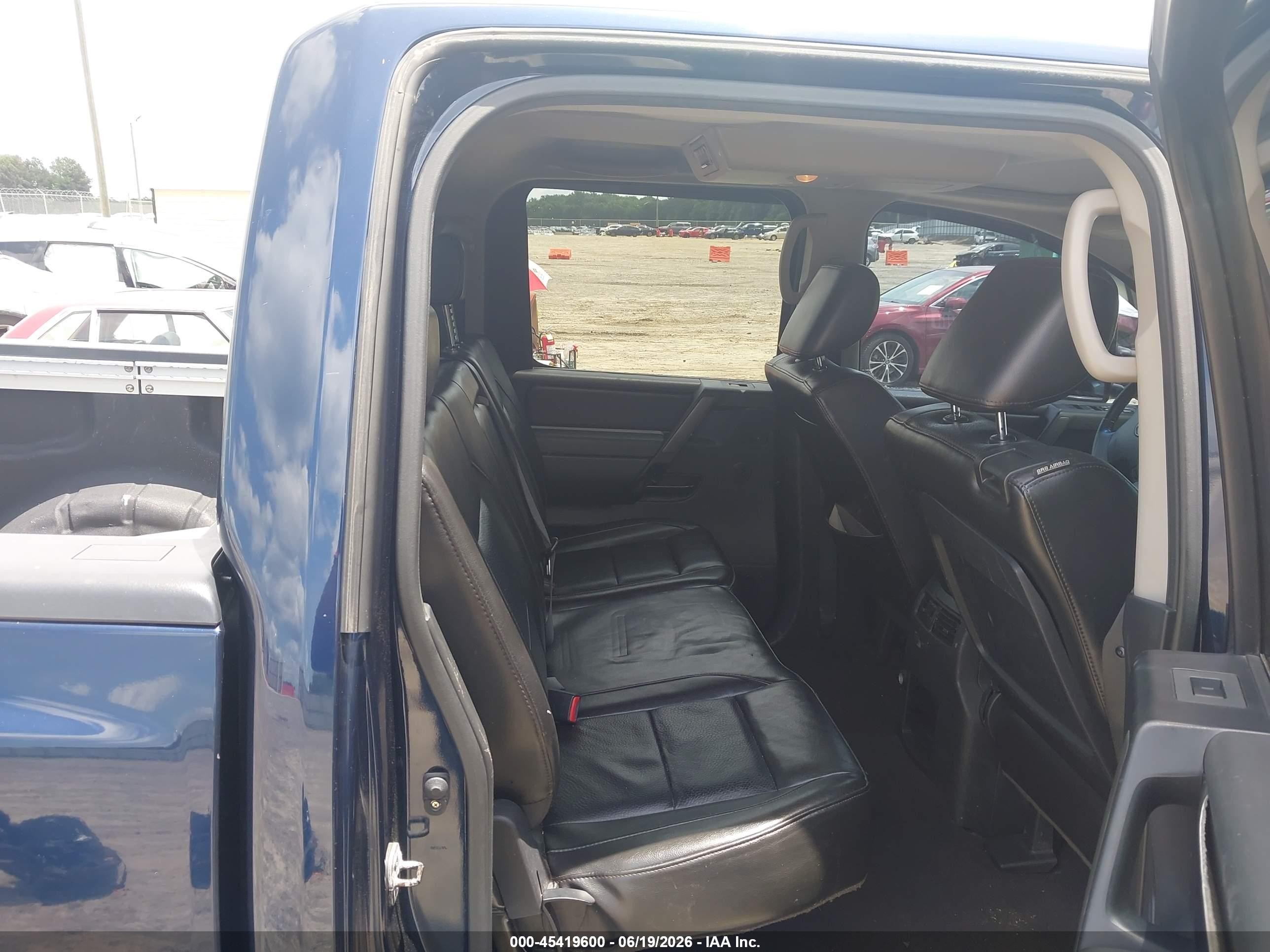 2011 Nissan Titan Sl Blue vin: 1N6AA0EC1BN306440