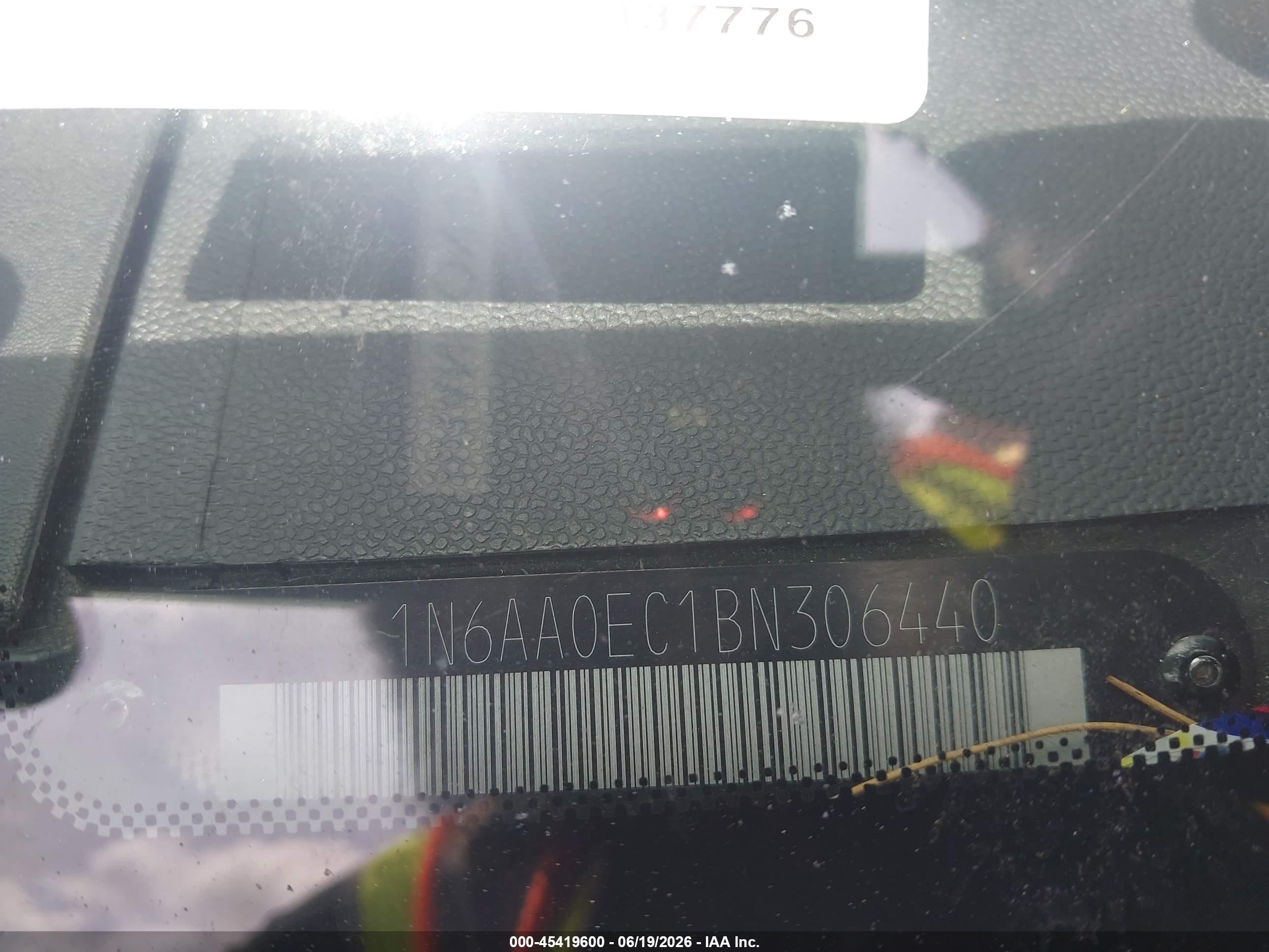 2011 Nissan Titan Sl Blue vin: 1N6AA0EC1BN306440
