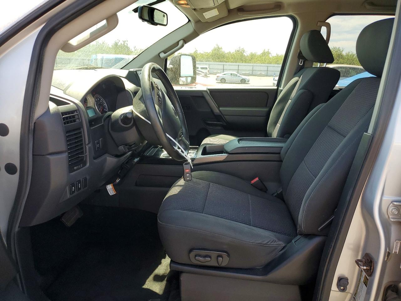 2013 Nissan Titan Sv Silver vin: 1N6AA0EC1DN306165