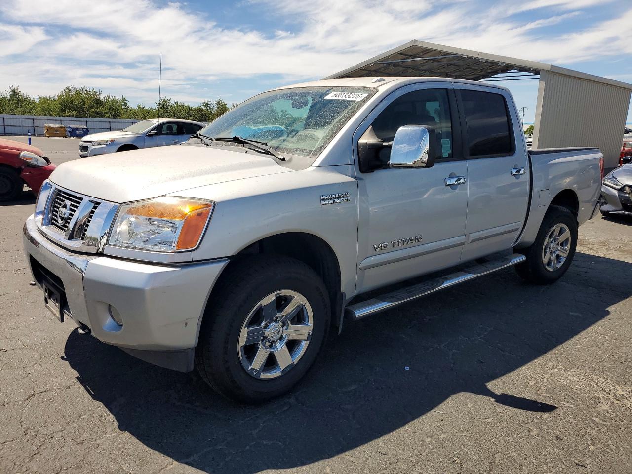 2013 Nissan Titan Sv Silver vin: 1N6AA0EC1DN306165