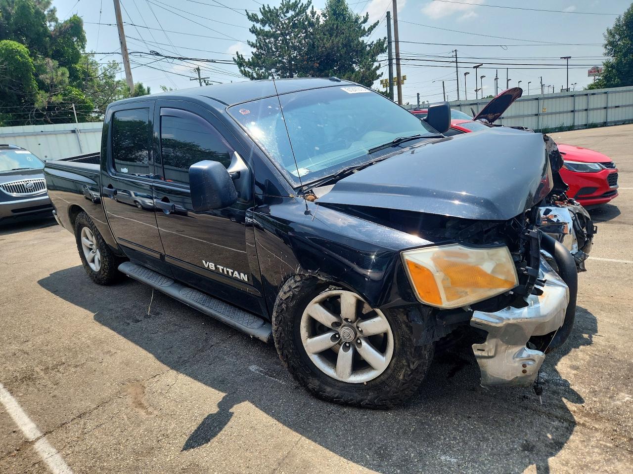 2013 Nissan Titan Sv Black vin: 1N6AA0EC1DN313553