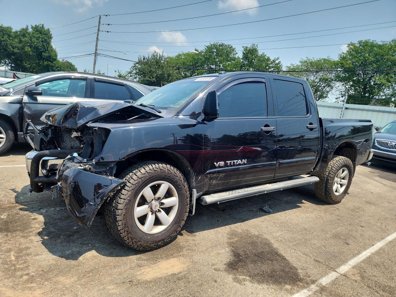 2013 Nissan Titan Sv Black vin: 1N6AA0EC1DN313553