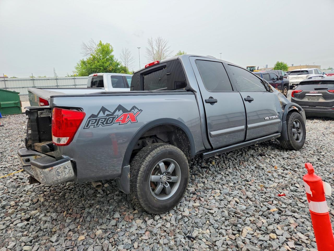 2014 Nissan Titan Sv Gray vin: 1N6AA0EC1EN501779