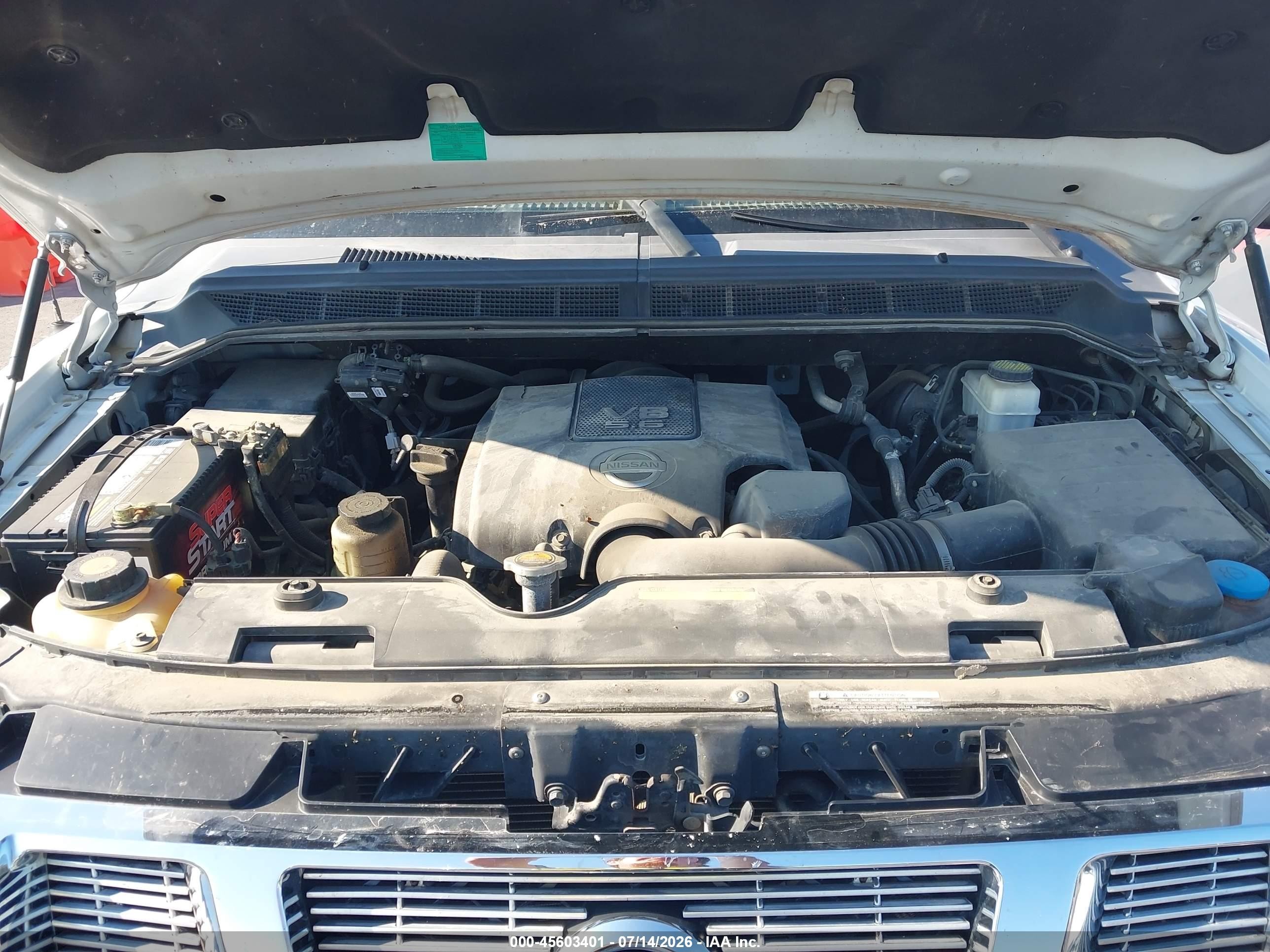 2012 Nissan Titan Sv White vin: 1N6AA0EC2CN308277
