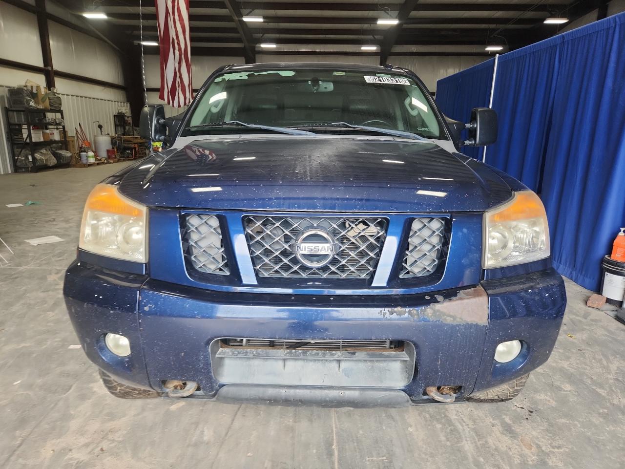2012 Nissan Titan Sv Blue vin: 1N6AA0EC2CN323216 Damage: Hood, Chipped, 10 Or More