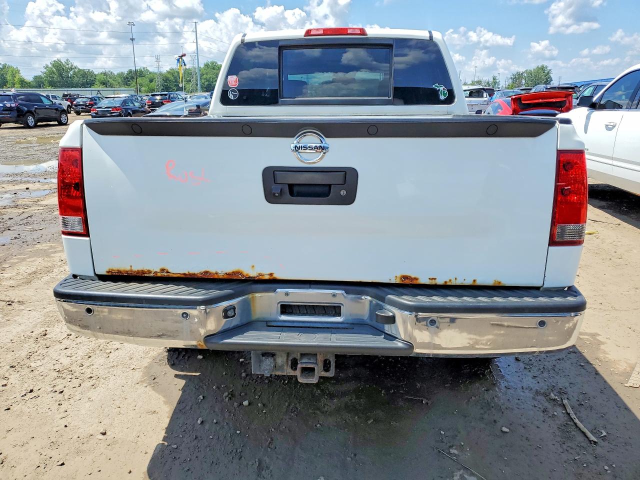 2013 Nissan Titan Sv White vin: 1N6AA0EC2DN306921