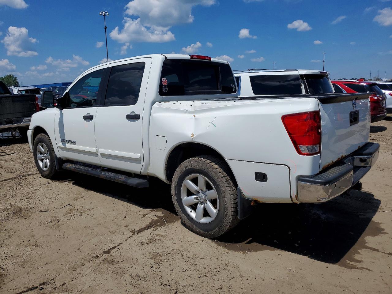 2013 Nissan Titan Sv White vin: 1N6AA0EC2DN306921