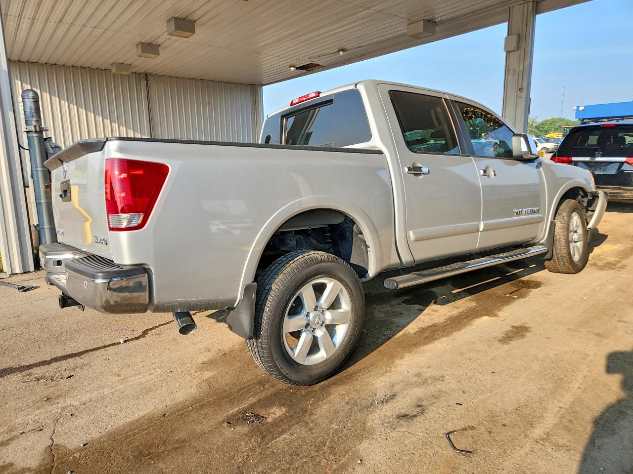 2013 Nissan Titan Sv Silver vin: 1N6AA0EC2DN312461