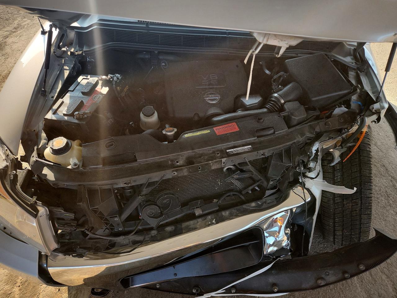 2013 Nissan Titan Sv Silver vin: 1N6AA0EC2DN312461