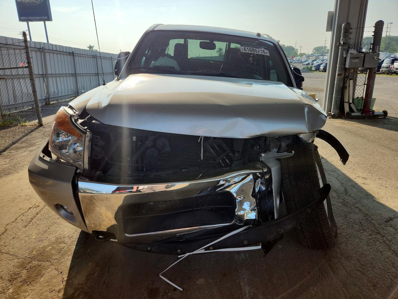 2013 Nissan Titan Sv Silver vin: 1N6AA0EC2DN312461