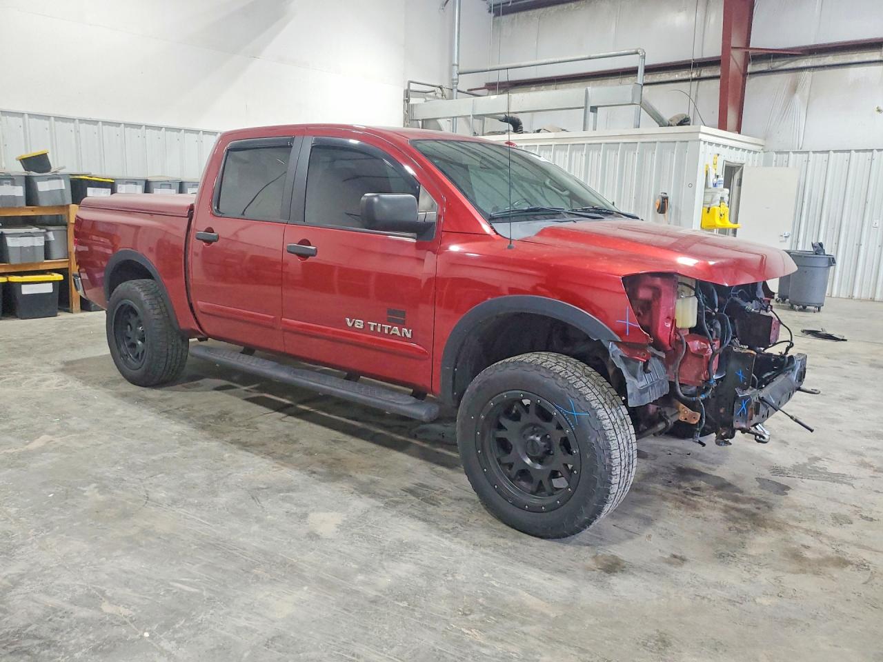 2015 Nissan Titan Sv Красный vin: 1N6AA0EC2FN501825