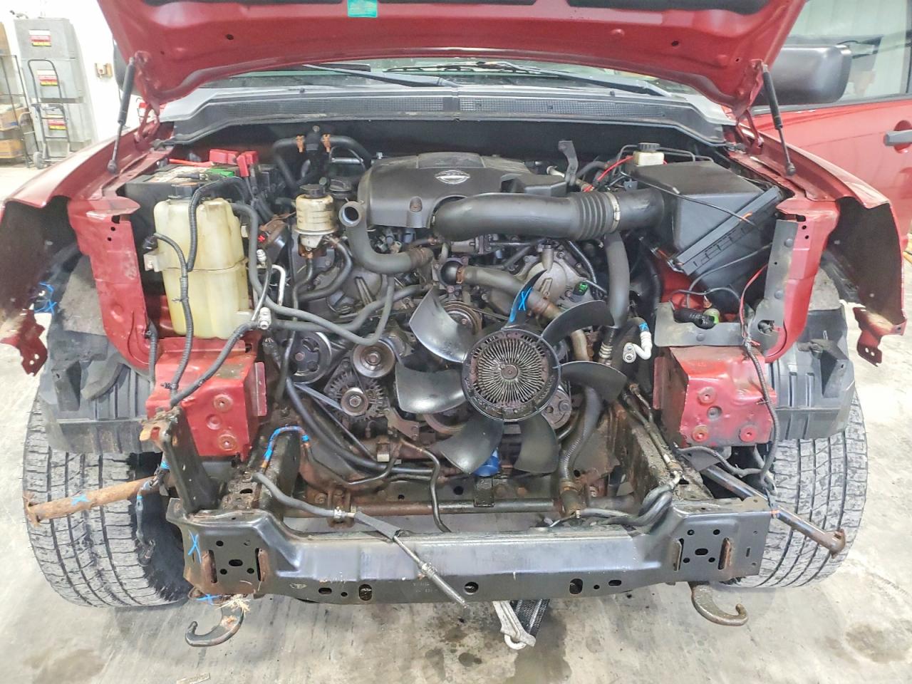 2015 Nissan Titan Sv Красный vin: 1N6AA0EC2FN501825