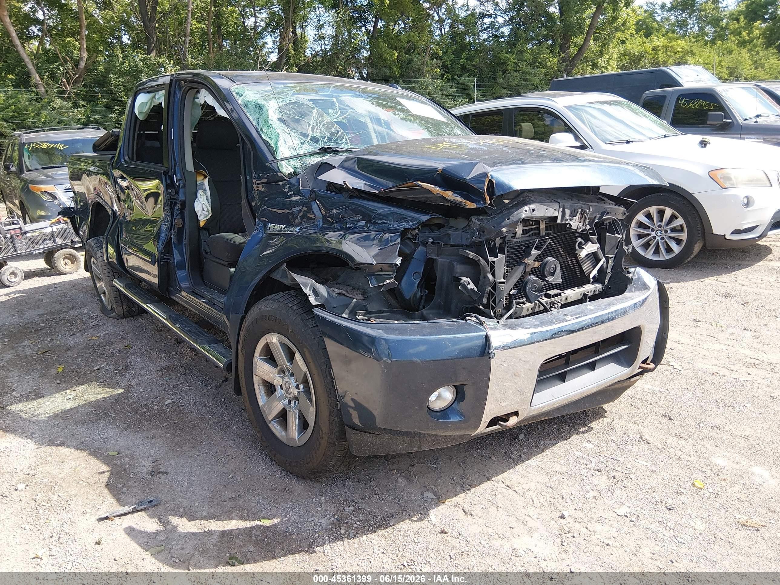 2015 Nissan Titan Sv Gray vin: 1N6AA0EC2FN502280