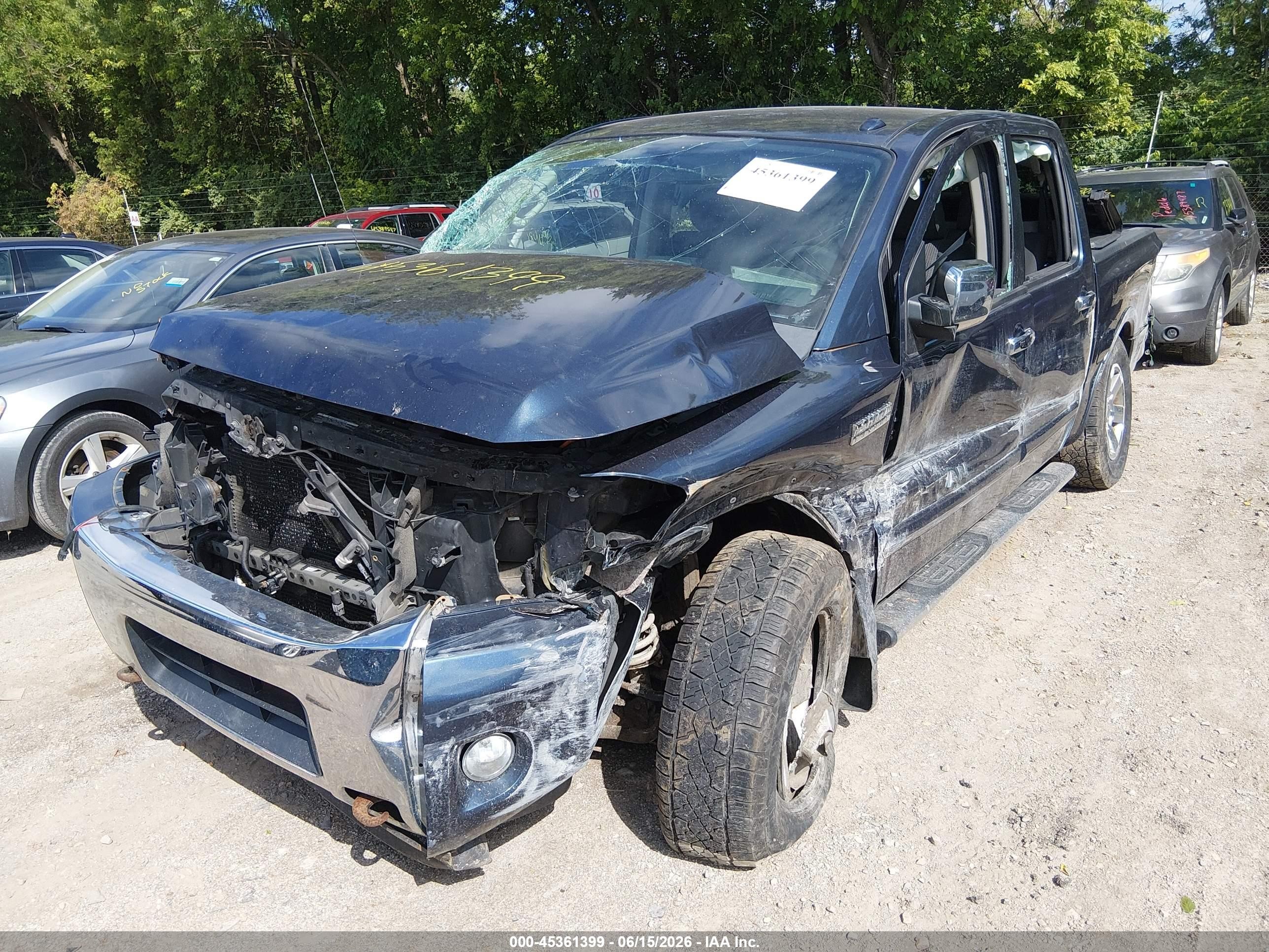 2015 Nissan Titan Sv Gray vin: 1N6AA0EC2FN502280
