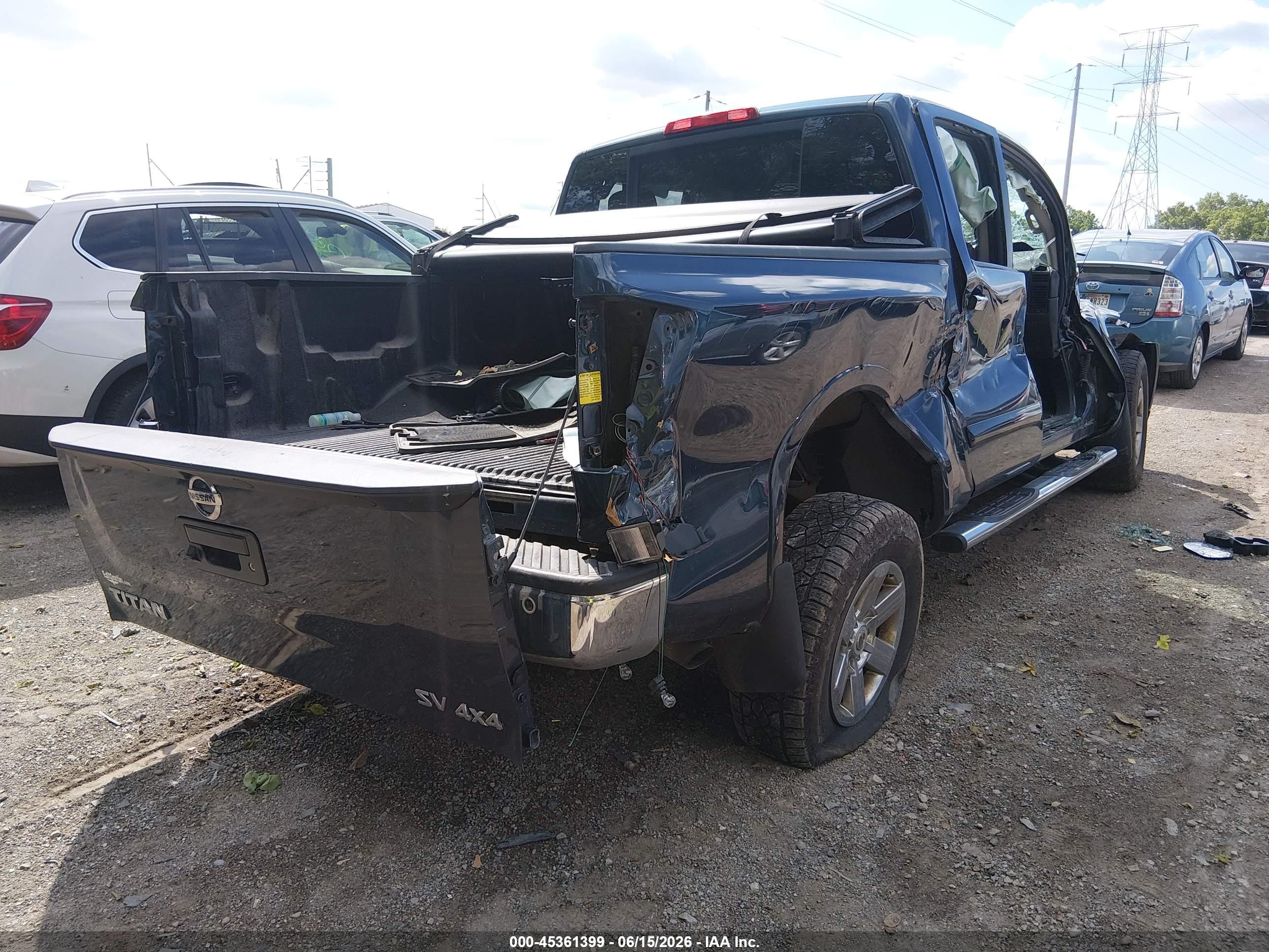 2015 Nissan Titan Sv Gray vin: 1N6AA0EC2FN502280