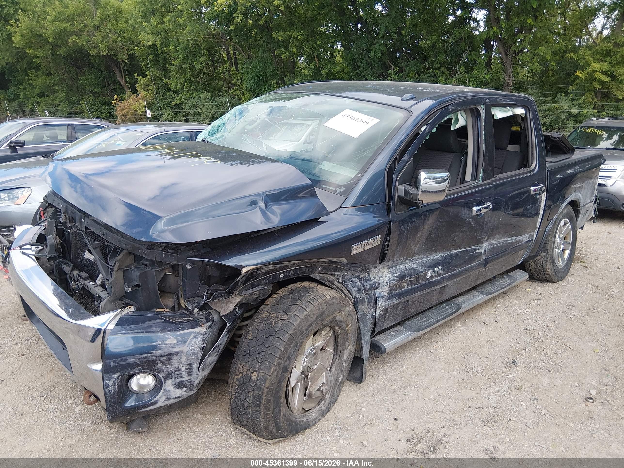 2015 Nissan Titan Sv Gray vin: 1N6AA0EC2FN502280