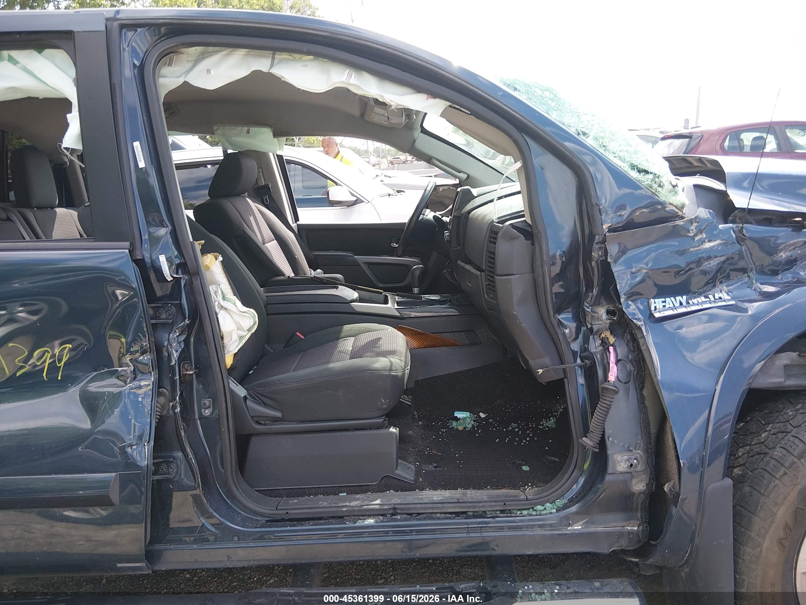 2015 Nissan Titan Sv Gray vin: 1N6AA0EC2FN502280