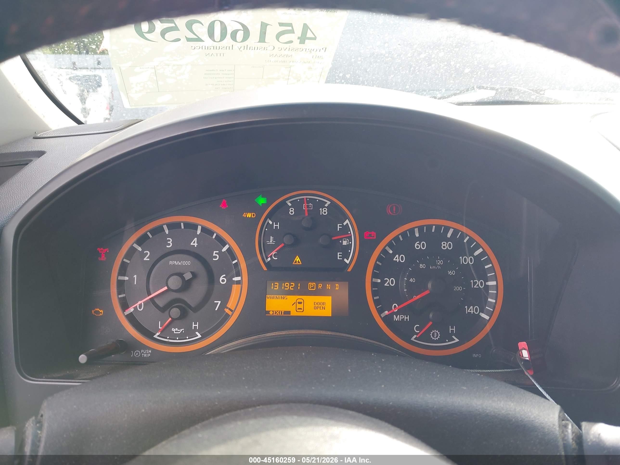 2011 Nissan Titan Pro-4x Gray vin: 1N6AA0EC3BN305452