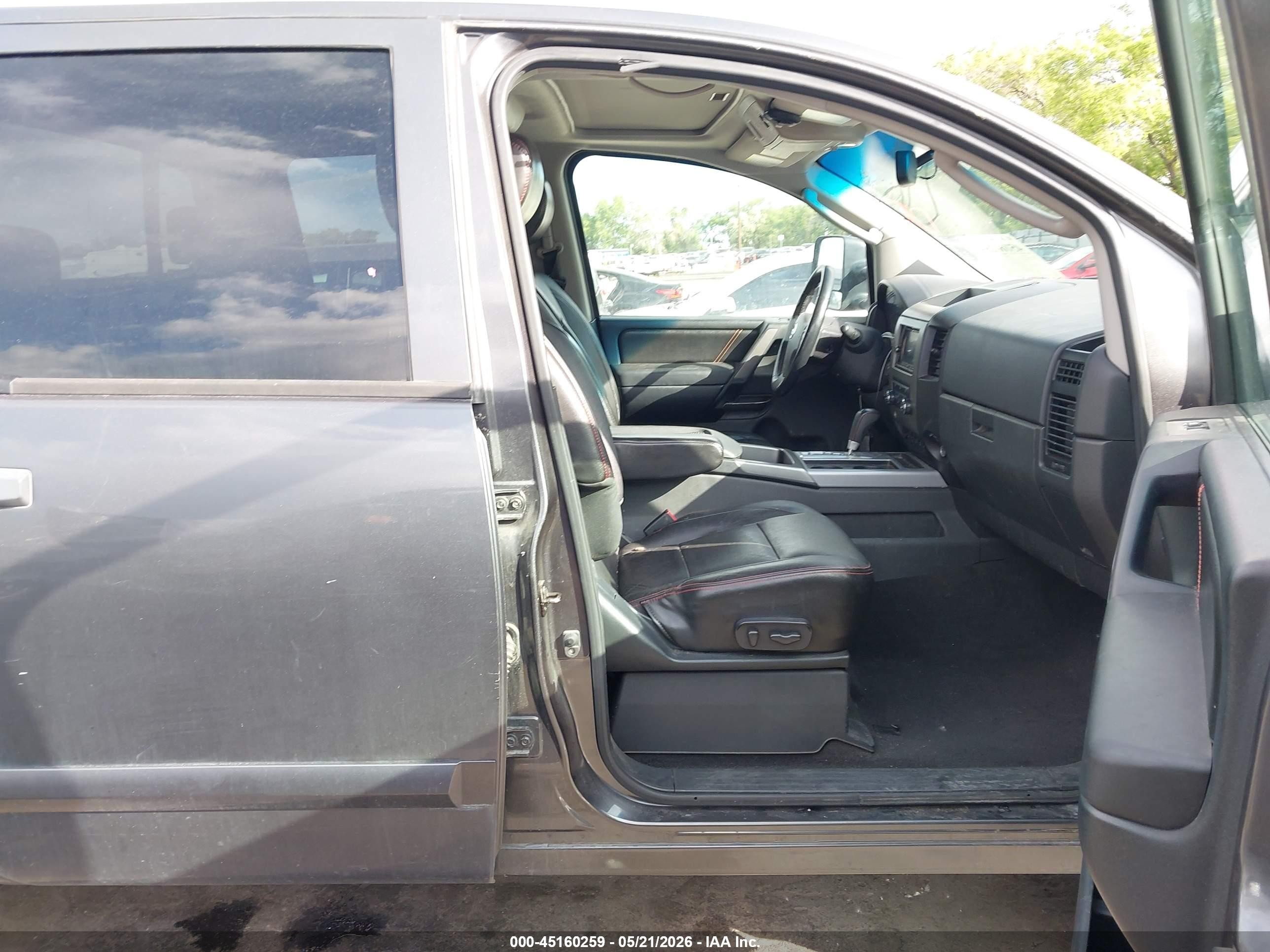 2011 Nissan Titan Pro-4x Gray vin: 1N6AA0EC3BN305452
