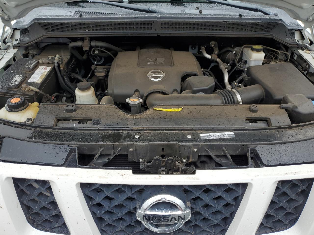 2012 Nissan Titan S White vin: 1N6AA0EC3CN317442