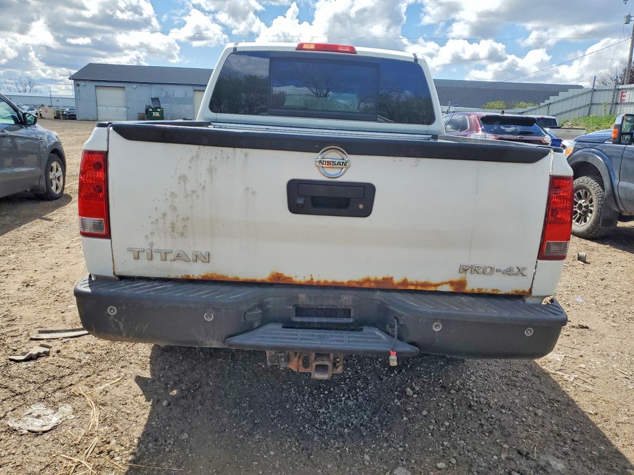 2013 Nissan Titan Sv White vin: 1N6AA0EC3DN307303
