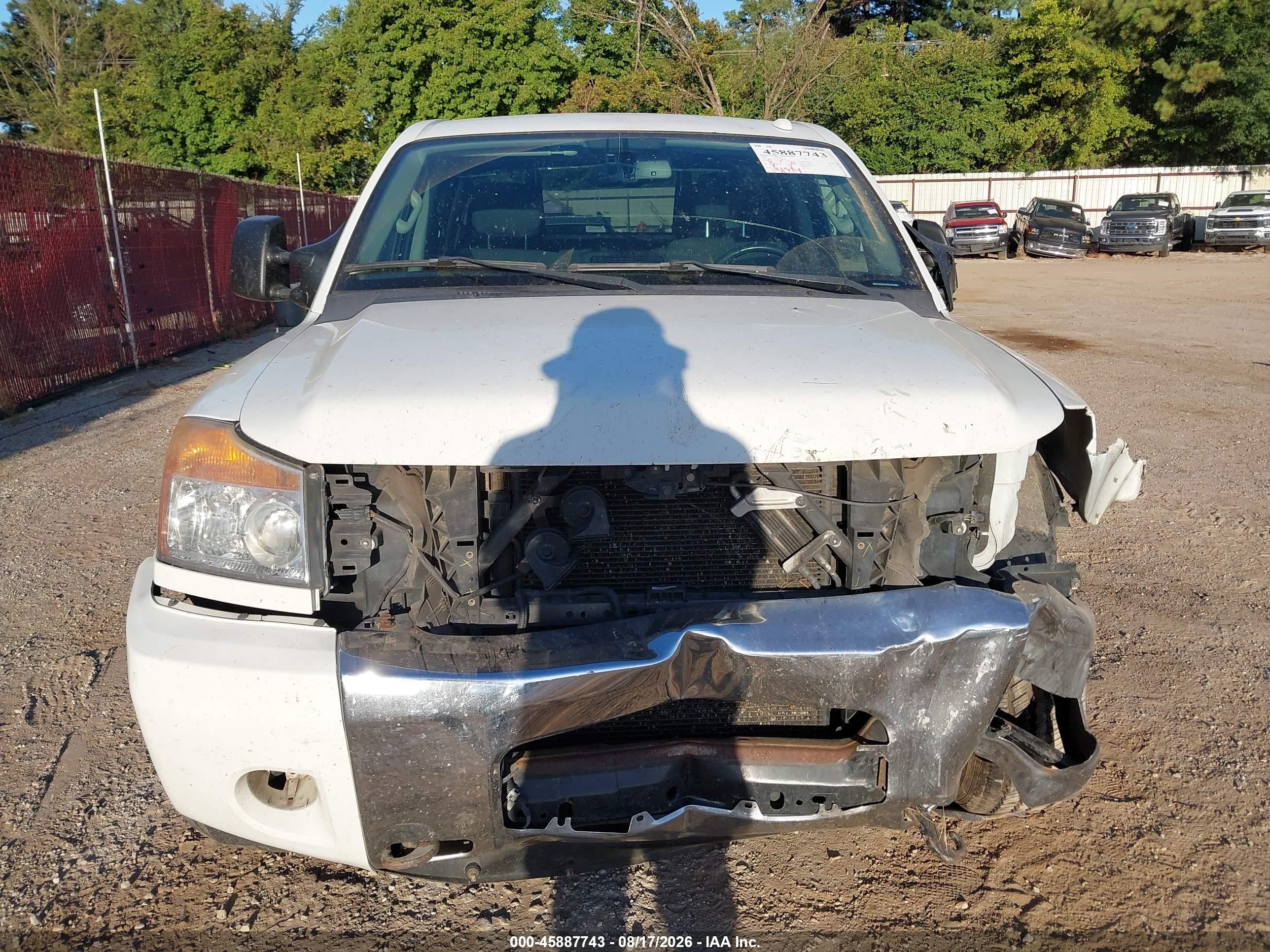 2015 Nissan Titan Pro-4x/s/sl/sv White vin: 1N6AA0EC3FN505396