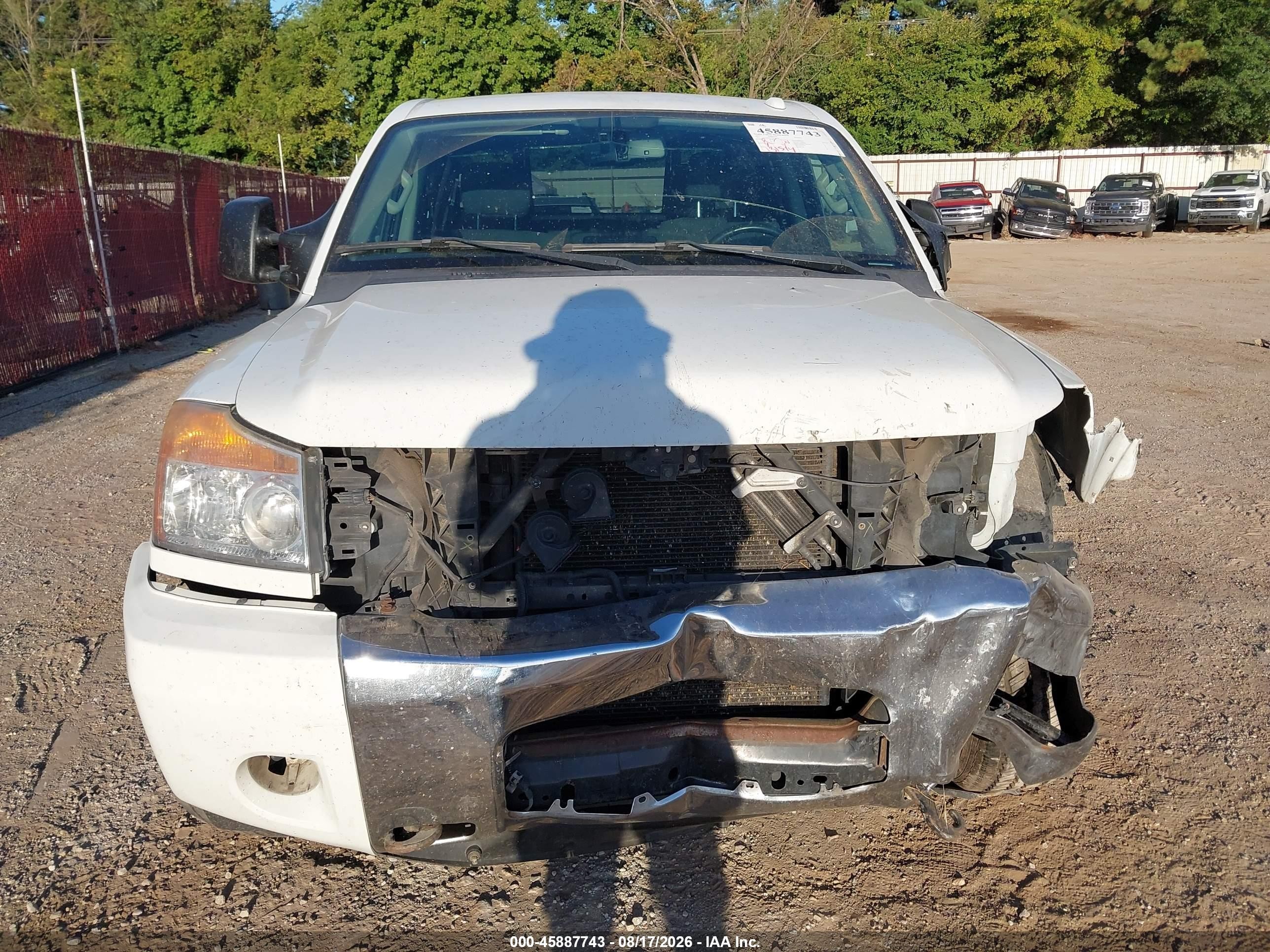 2015 Nissan Titan Pro-4x/s/sl/sv White vin: 1N6AA0EC3FN505396