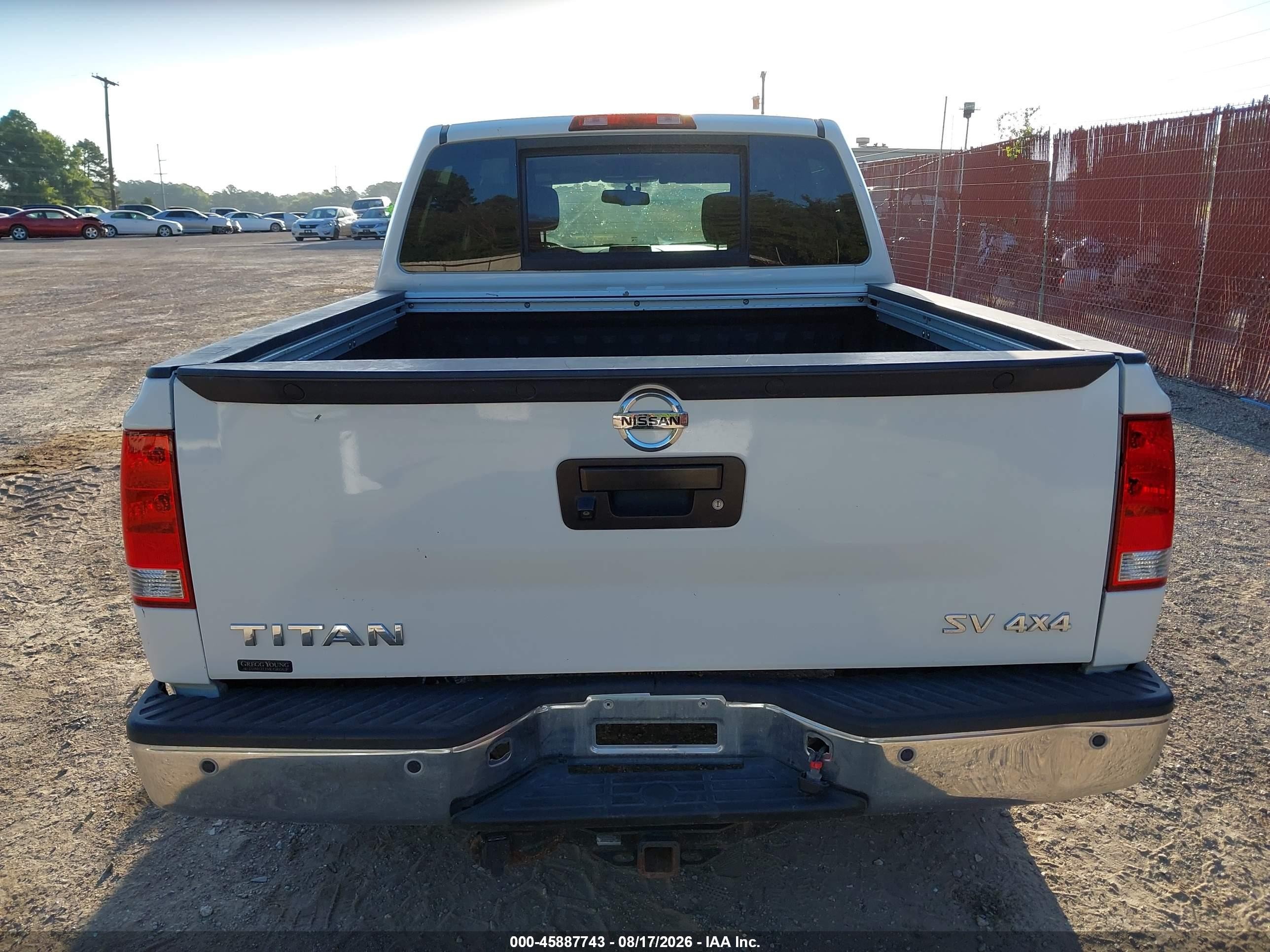 2015 Nissan Titan Pro-4x/s/sl/sv White vin: 1N6AA0EC3FN505396