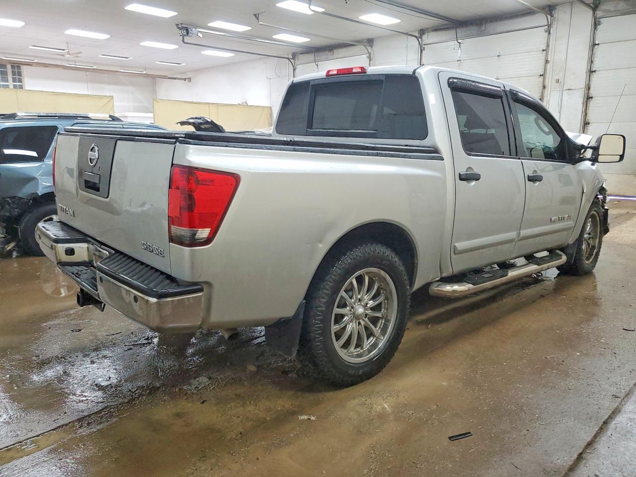 2010 Nissan Titan Se Silver vin: 1N6AA0EC4AN307676