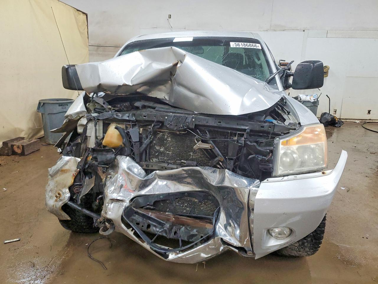 2010 Nissan Titan Se Silver vin: 1N6AA0EC4AN307676