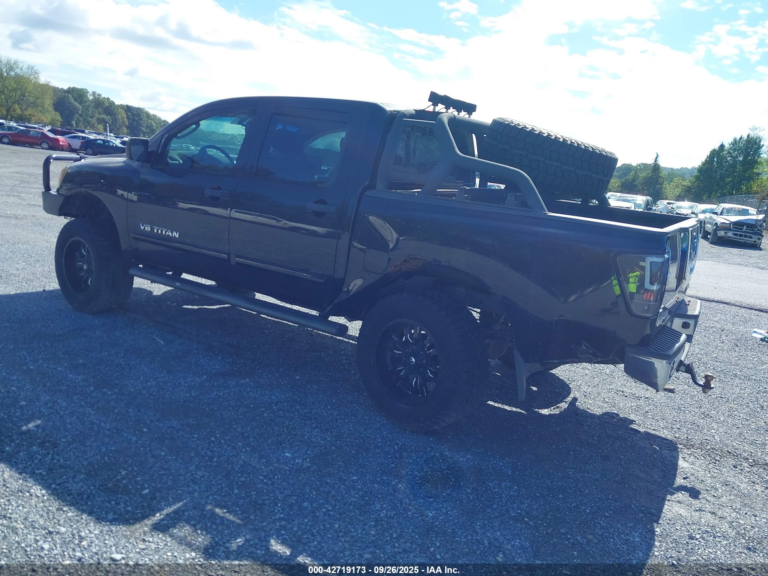 2010 Nissan Titan Se Black vin: 1N6AA0EC4AN308133